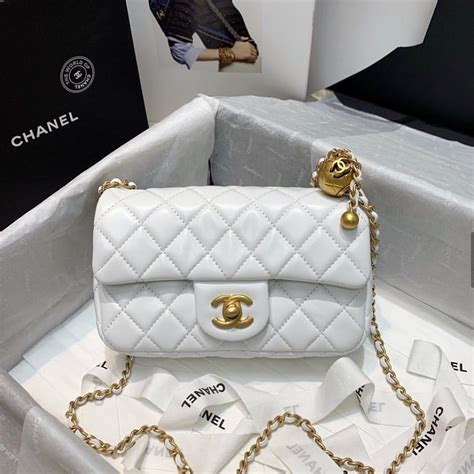 cintage chanel white purse|vintage Chanel purses.